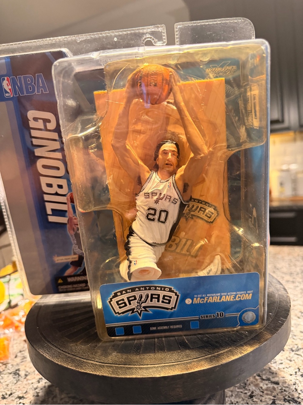 NBA Series 10 Manu Ginobili (White Jersey) is highly sought after by San Antonio